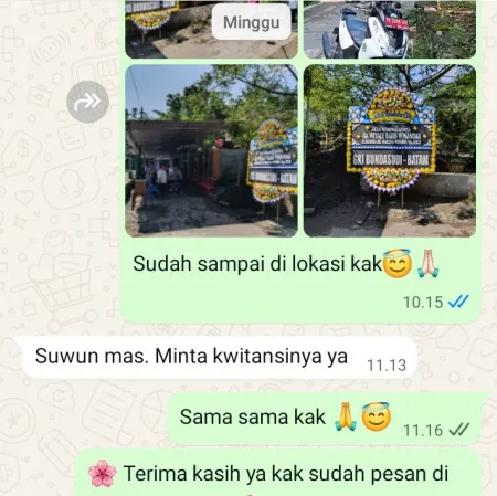 Pengiriman Papan Bunga Duka Penusupan Pangkah
